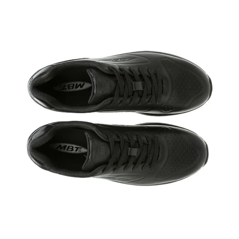 MBT Cushioned Slip Resistant Abrasion Resistant Low Top Casual Shoes Unisex Black-2