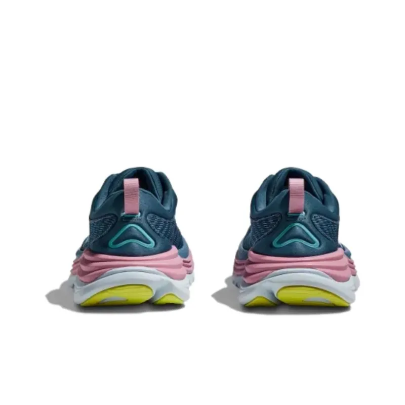 HOKA ONE ONE Gaviota 5 Anti Slip Wear Resistant Low Top Running Shoes Women's Cyan-3