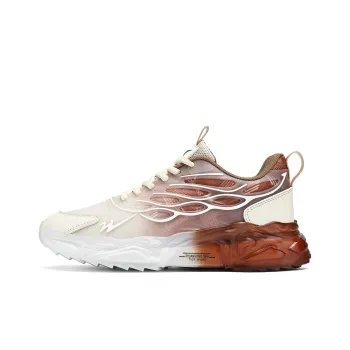 Binary Chunky Sneakers Men Low Top Beige