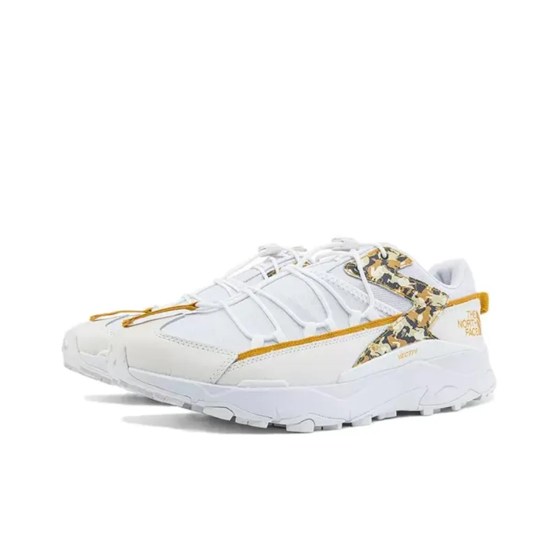 THE NORTH FACE Vectiv Cushioning, Slip Resistant, Abrasion Resistant, Lightweight Low Top Hiking Shoes Men's White Gold-2
