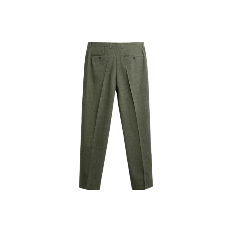 ZARA Suit Trouser Men's Army Green-1