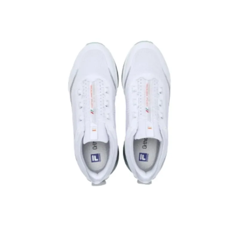 FILA Cushioned Anti Slip Wear Resistant Breathable Lightweight Low Top Training Running Shoes Men's White-2