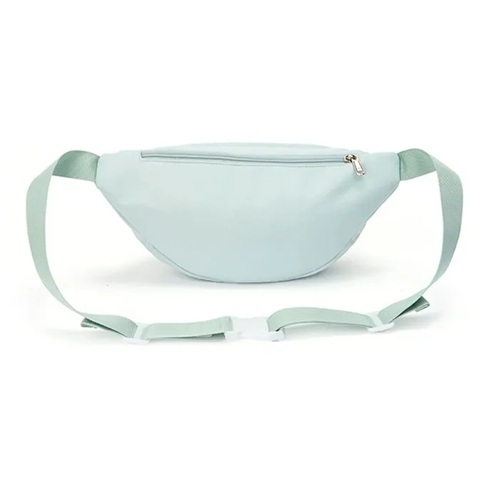 POY Nylon Fabric Women's Bag Men's Cycling Sling Bag Trumpets Unisex Light Green-5