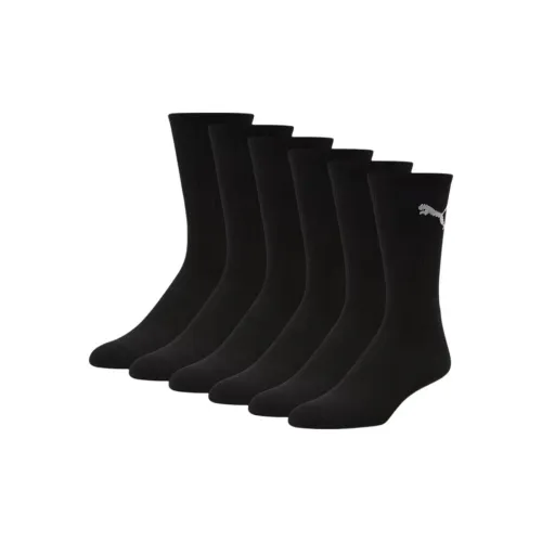 PUMA Men's Half-Terry Crew-Length Socks [3 Pairs]