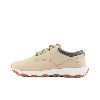 Timberland Anti Slip And Wear Resistant Lightweight Rebound Low Top Casual Shoes Men's Light Beige