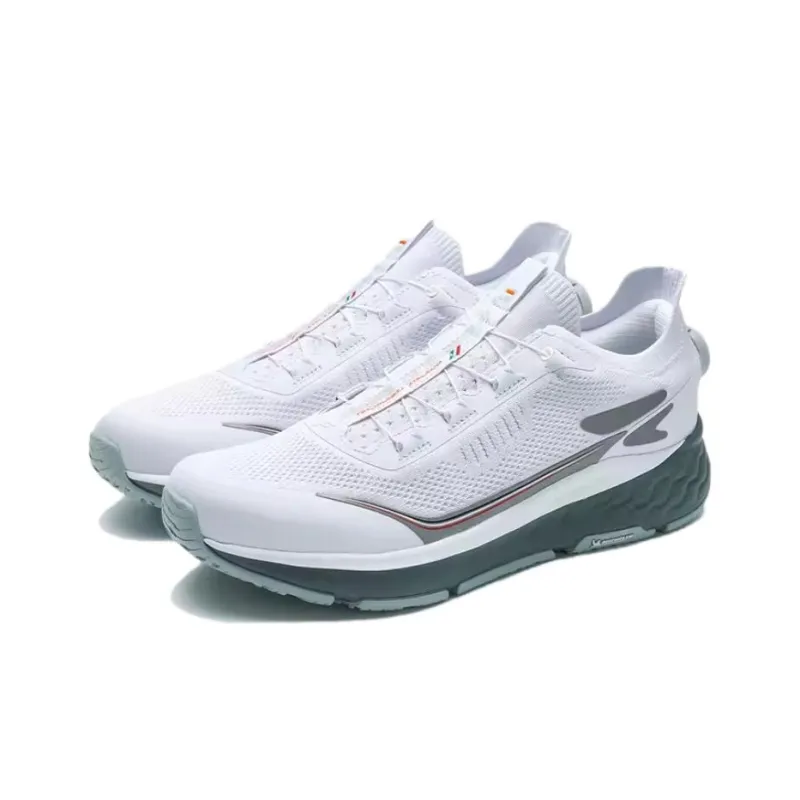 FILA Cushioned Anti Slip Wear Resistant Breathable Lightweight Low Top Training Running Shoes Men's White-1