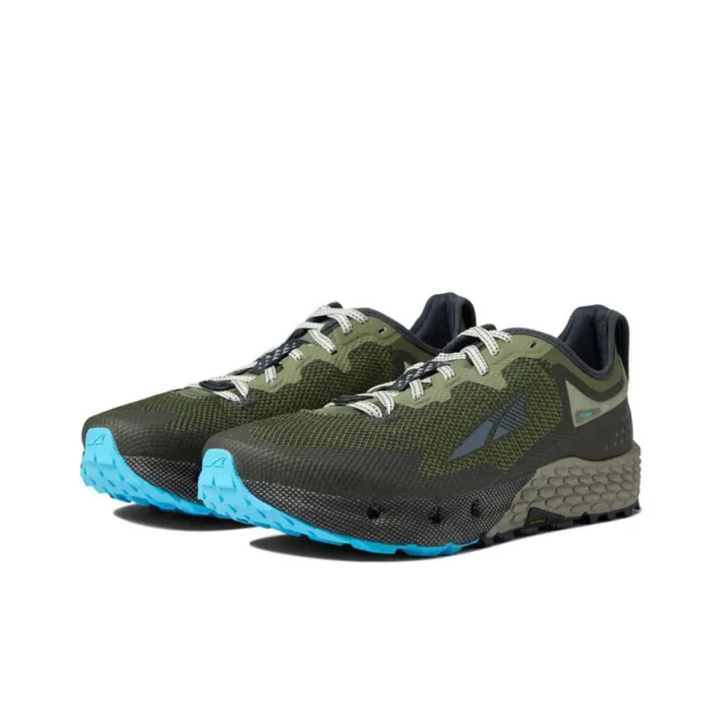 Altra Timp 4 Cushioned Slip-Resistant Low-Top Outdoor Shoes Men's Olive Green-3