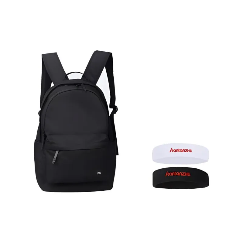 LiNing Polyamide Portable Backpack Regular Unisex Gray/Black-6