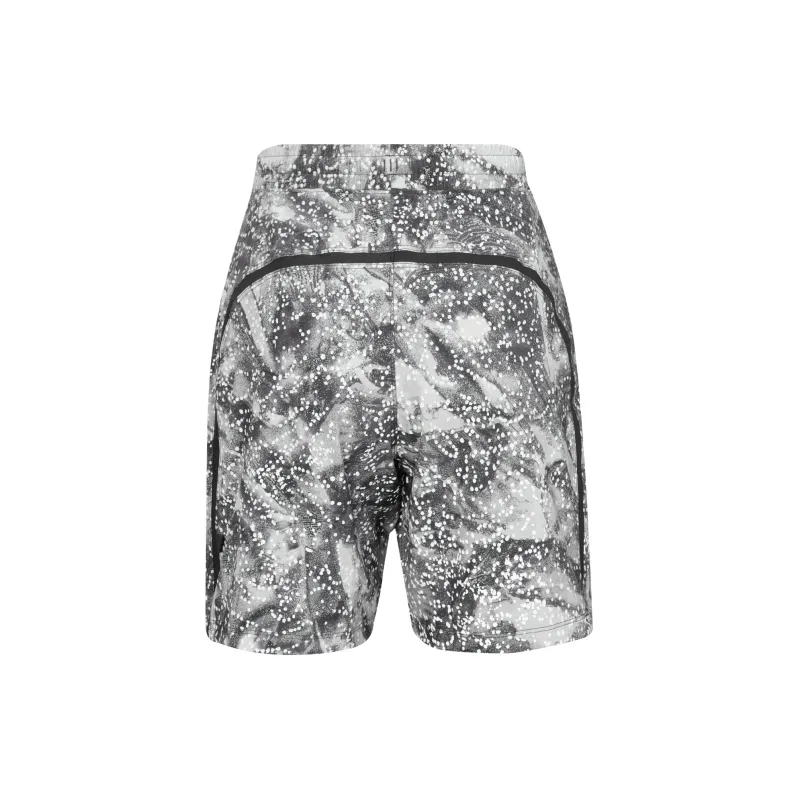Lululemon Pace Breaker Casual Shorts Men Gray Silver Reflective Multicolor-1