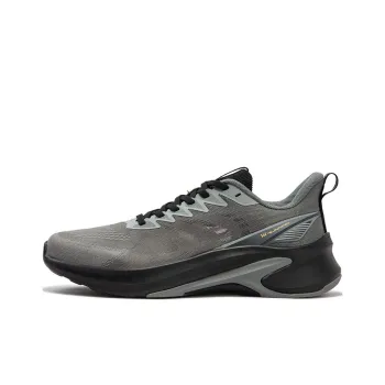 361° Sharp Teeth Abrasion Resistant Low Top Casual Running Shoes Men's Dark Gray