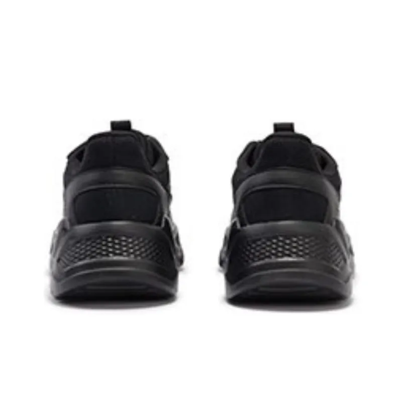 361° Slip-Resistant Low-Top Casual Shoes Men's Black Gray-2
