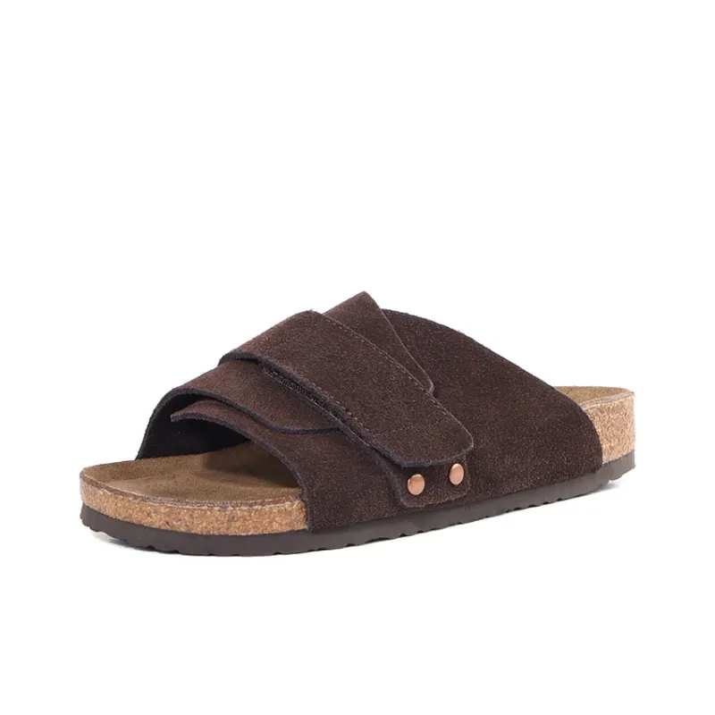 East Garden Works Slip-Resistant Odor-Resistant Slide Slippers Unisex Ginger Yellow Apricot-23