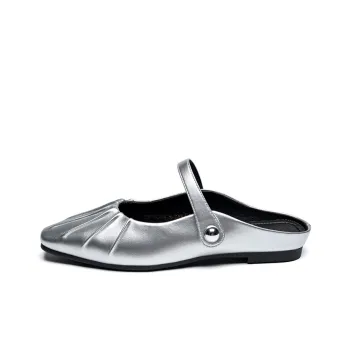 ZHR Vibram Sole Metal Odor Resistant Abrasion Resistant Slip Resistant Wrap toe Slippers Women's