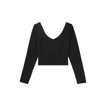 Lululemon Align™ Series Set in Sleeve T Shirt Women's Black