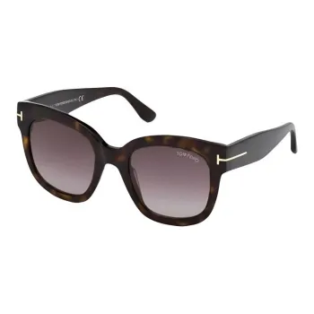 TOM FORD   Square Sunglasses Men's Brown