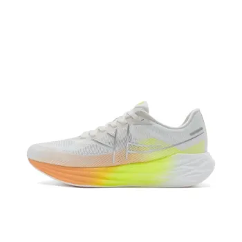 XTEP Speed 5.0 Slip-Resistant Low-Top Running Shoes Women's White Yellow Orange