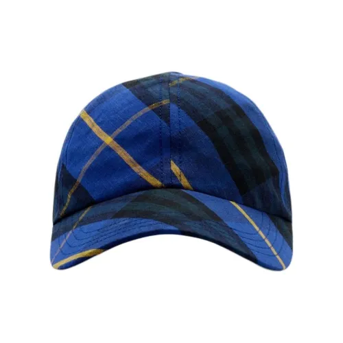 Burberry Checked Curved Peak Baseball Cap