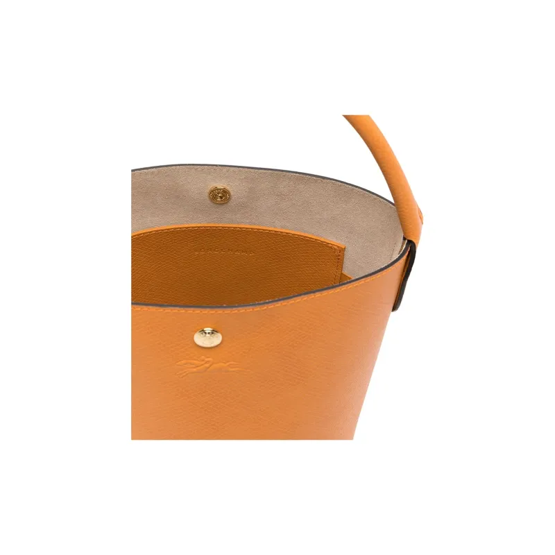 LONGCHAMP Épure Logo Embossed Small Bucket Bag-2