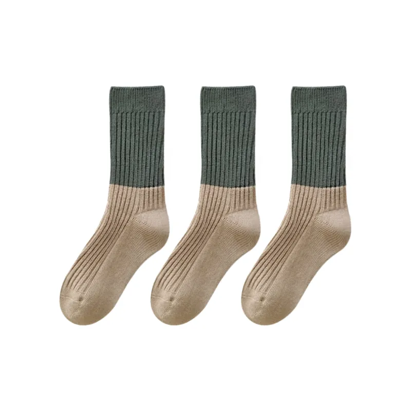 XXLLG Mid Calf Socks Women's 3 Pack-8