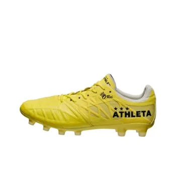 ATHLETA MG Rubber Short Studs Artificial Ground Anti Slip Wear Resistant Soccer Shoes Men's Yellow