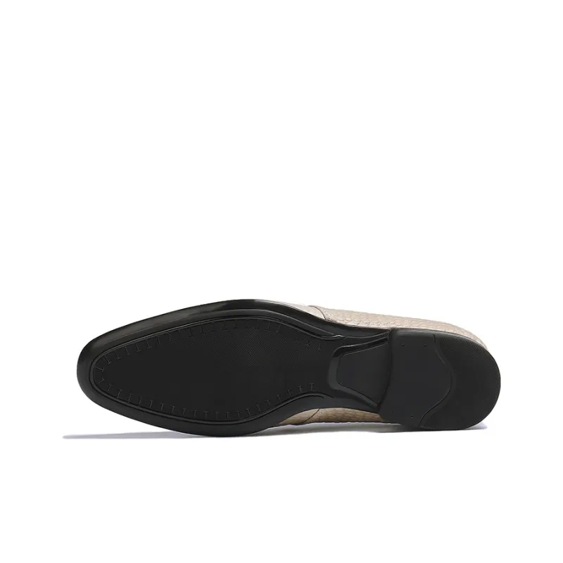 ASTON M.JAZZ Dress Shoes Men's Ecru-6