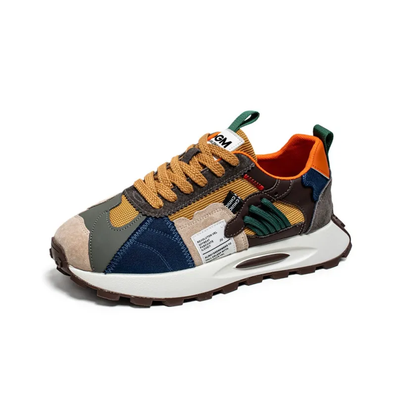 OUGLEMEN Gift Box Set Lightweight And Breathable Low-Top Casual Shoes Men's-14