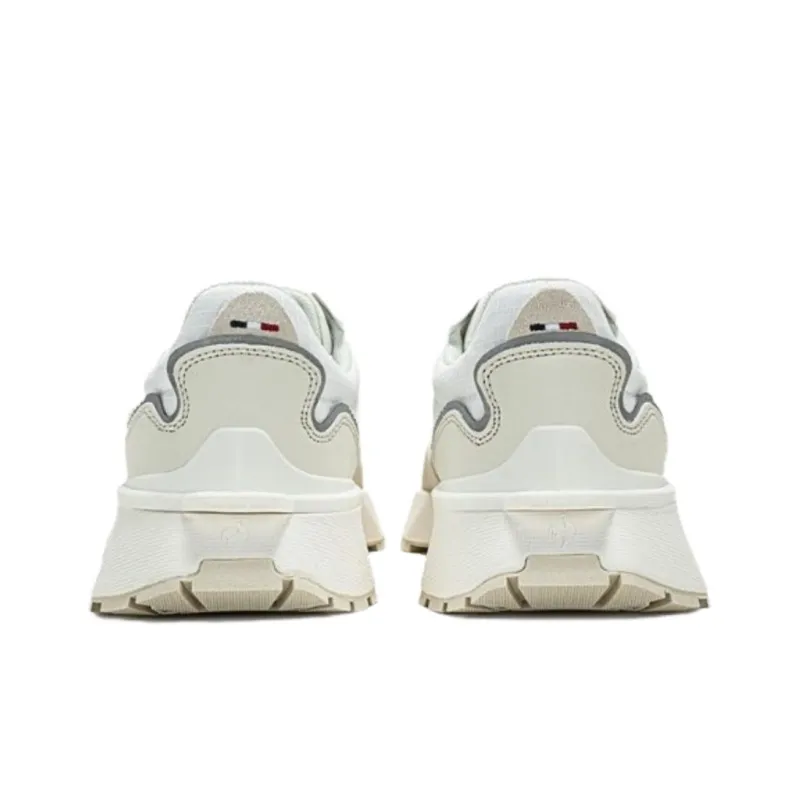 Le Coq Sportif Shock Absorbers With Slip Resistant Features Low Top Casual Shoes Unisex Ecru-3