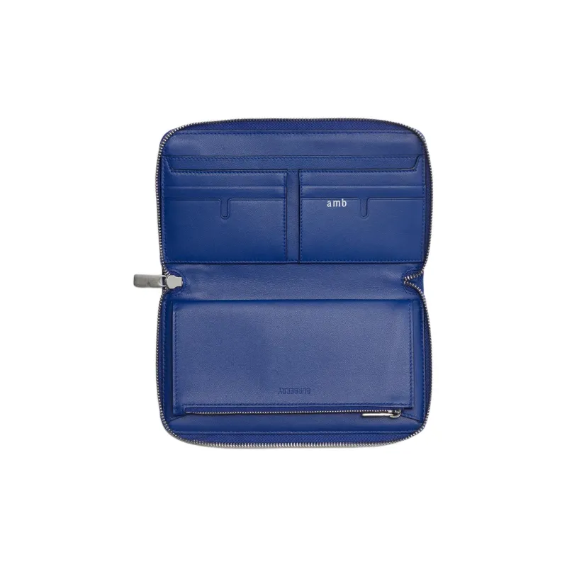 Burberry Polyester With Cotton Wallet Large Size Unisex Knight Blue-3