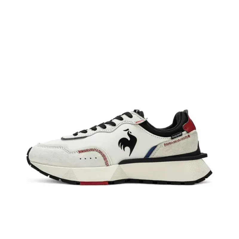 Le Coq Sportif Slip Resistant Low Top Casual Shoes Unisex Ecru-0