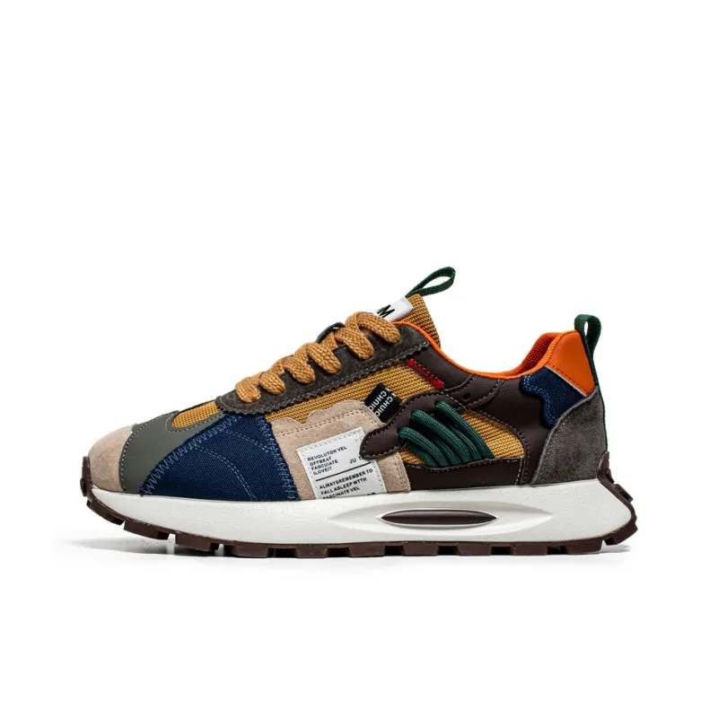 OUGLEMEN Gift Box Set Lightweight And Breathable Low-Top Casual Shoes Men's-13
