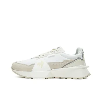 Le Coq Sportif Cushioned Slip Resistant Low Top Casual Shoes Unisex Ecru