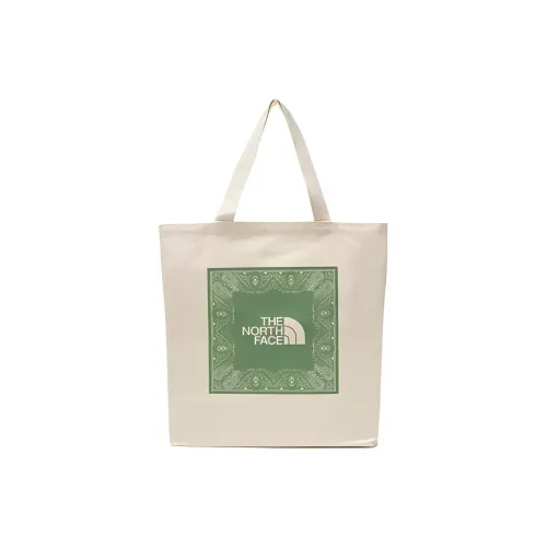 THE NORTH FACE Canvas Tote Bag Shopping Bag Canvas Bag Handbags Medium Size Unisex Green