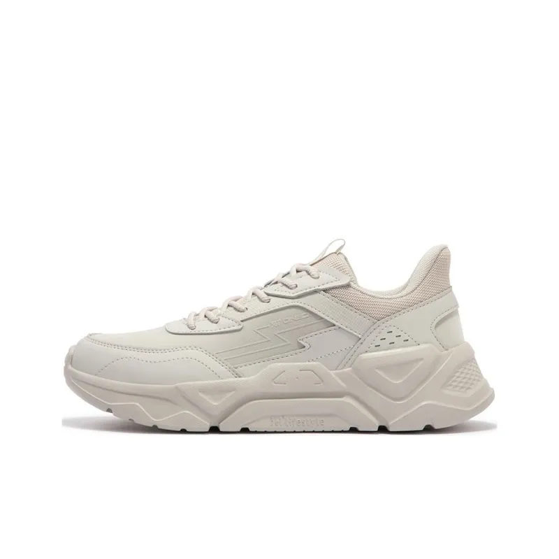 361° Wear resistant And Lightweight Low Top Casual Shoes Men's Beige-0