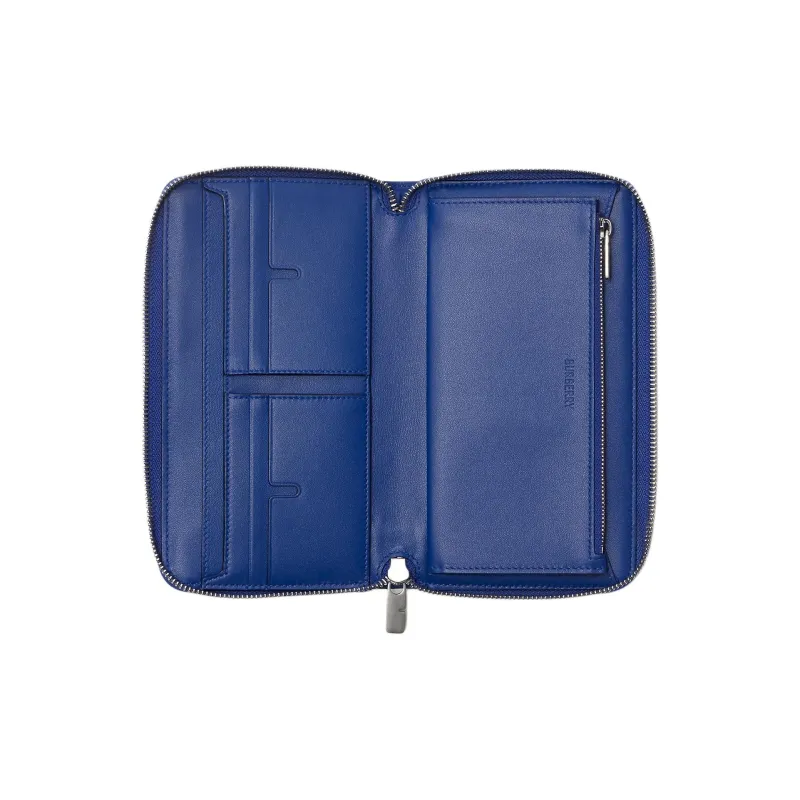 Burberry Polyester With Cotton Wallet Large Size Unisex Knight Blue-2