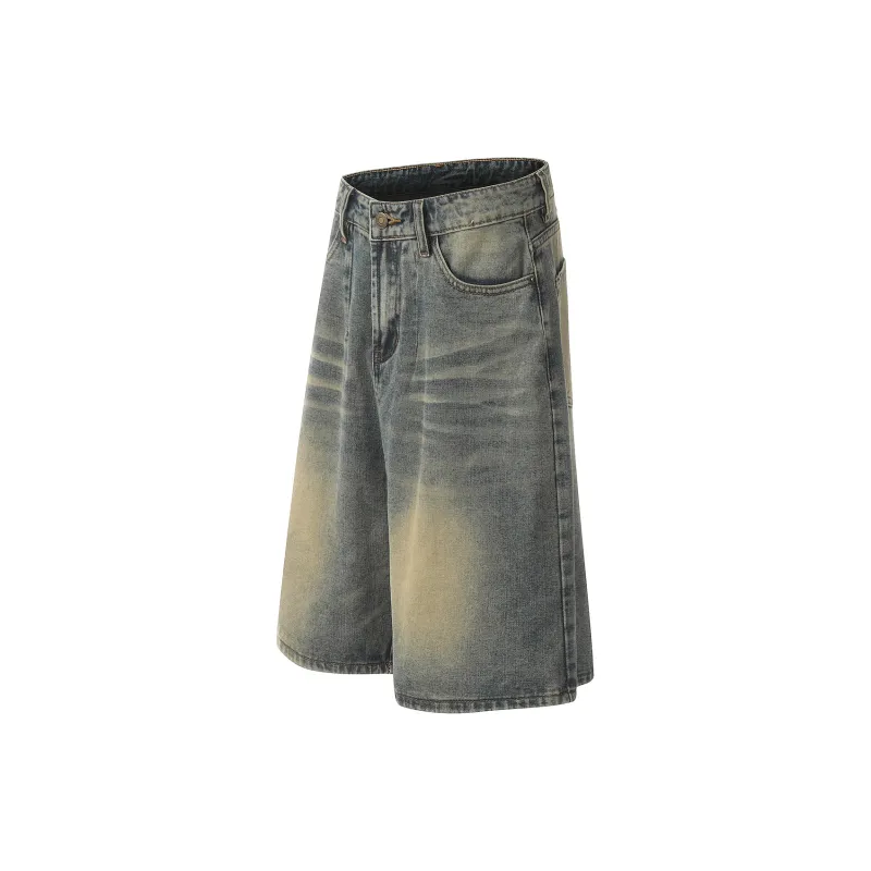 MT99 Denim Shorts Unisex Teal-2