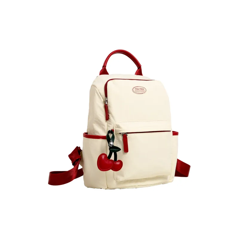 TOUTOU Fabric Backpack Large Size Women's Multicolor-2
