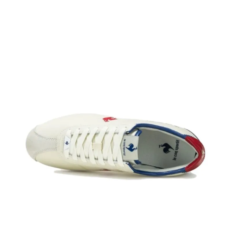Le Coq Sportif Slip Resistant Low Top Running Shoes Unisex Beige Blue Red-2