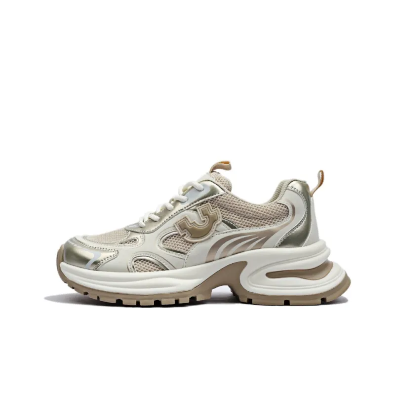 Uinnate Breathable Height Increasing Low-Top Chunky Sneakers Women's-10