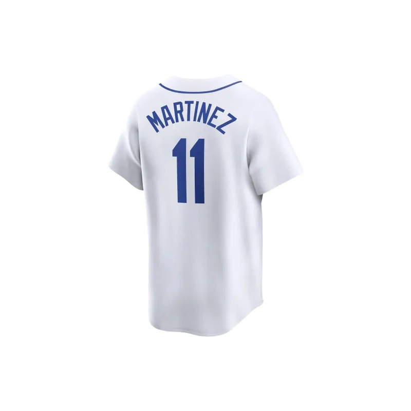 Nike Edgar Martínez Seattle Mariners Cooperstown Soccer Jerseys Men's White-1