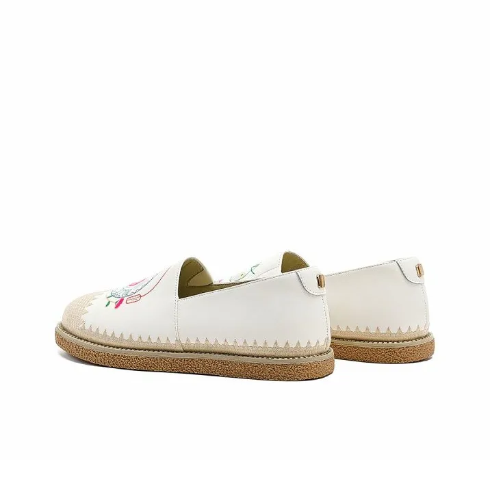 ELLE Explore The Ego Collaboration Capsule Series. Espadrilles Women's Beige-3
