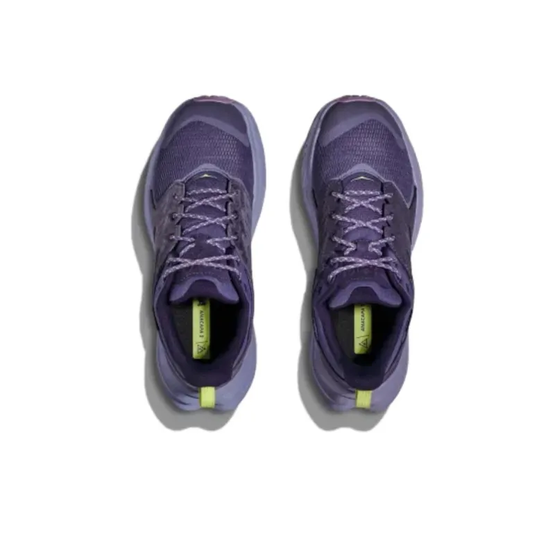 HOKA ONE ONE Anti Slip Wear Resistant Low Top Hiking Shoes Women's Purple-2