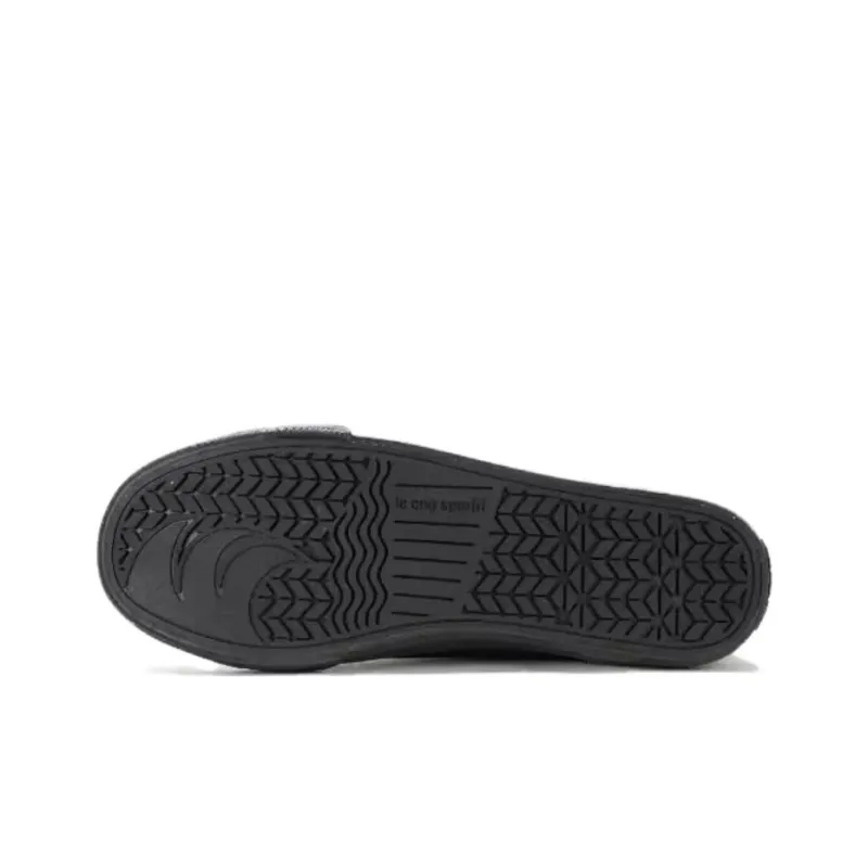 Le Coq Sportif Slip Resistant, Abrasion Resistant, Breathable, Lightweight Low Top Casual Shoes Unisex Black-4
