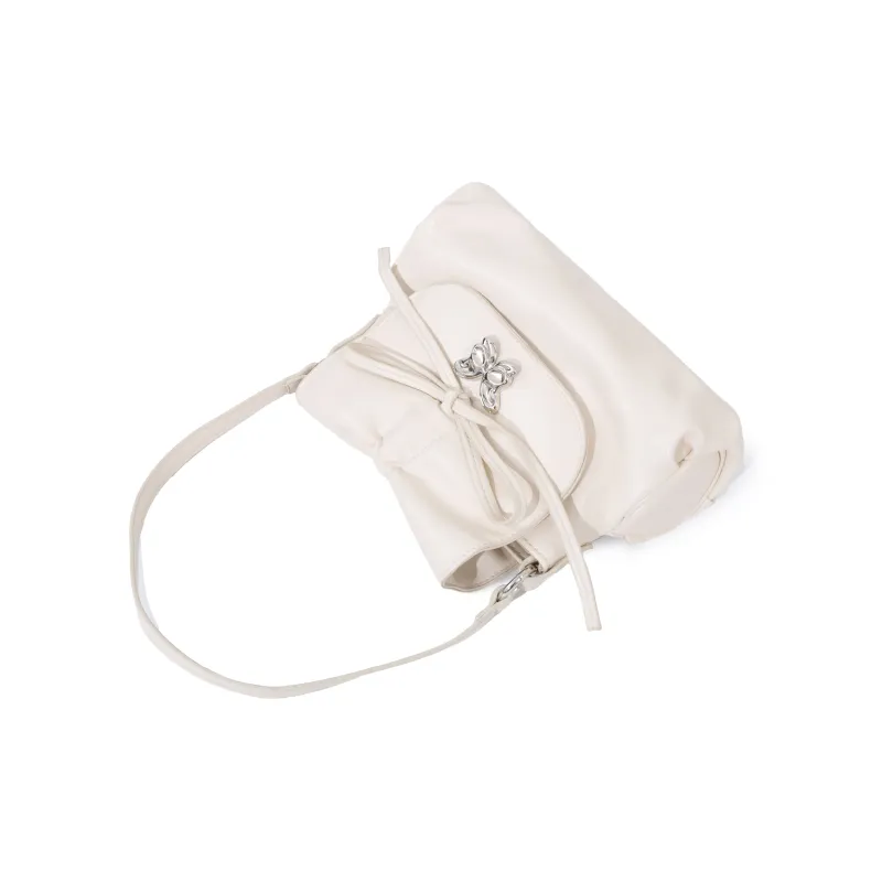 OTA PU Small Square Bag Handbag, Shoulder Bag Regular Women's White/Pink-9
