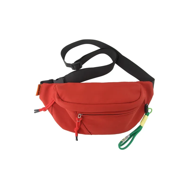Alcohol Dragon Nylon Sling Bag Regular Unisex Black/Khaki/Red/White/Camel-0