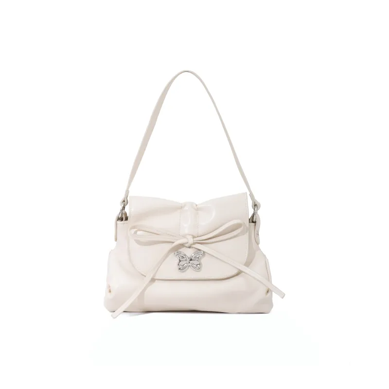 OTA PU Small Square Bag Handbag, Shoulder Bag Regular Women's White/Pink-6
