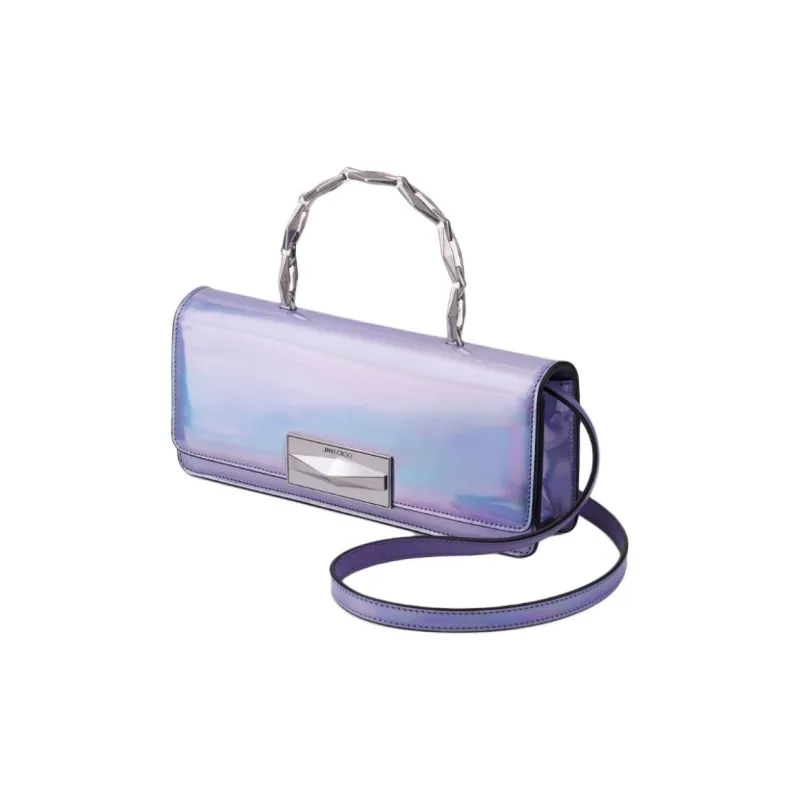 Jimmy Choo Diamond Chain Iridescent effect Tote Bag-2