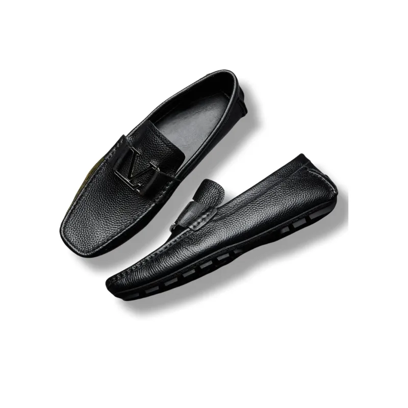Brounvanm Beanie Shoes Men's Black-5