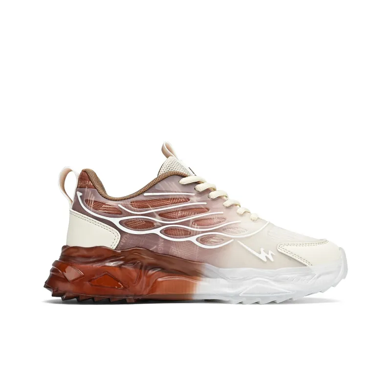 Binary Chunky Sneakers Men Low Top Beige-2