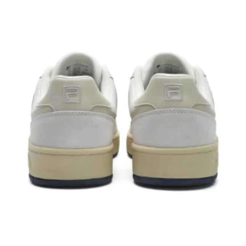 FILA Targa Anti Slip Wear Resistant Low Top Skateboard Shoes Men's White Gray-2