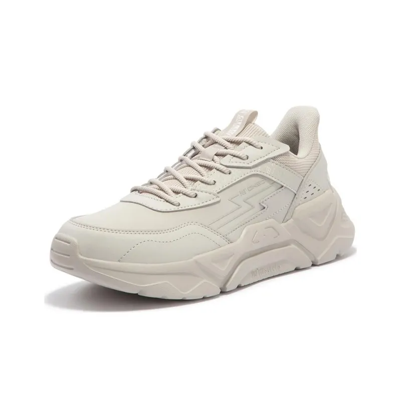 361° Wear resistant And Lightweight Low Top Casual Shoes Men's Beige-1
